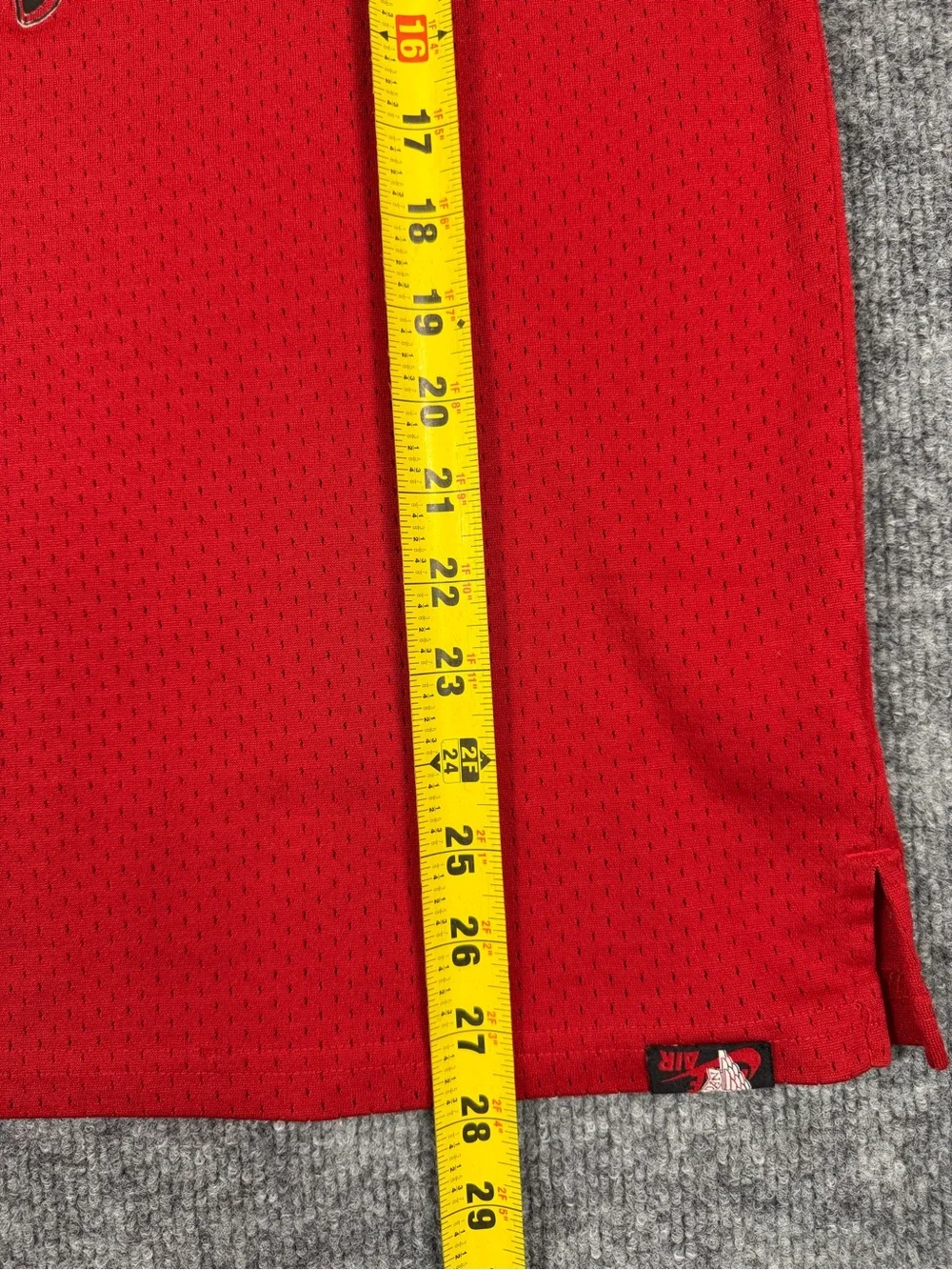 Jordan vibrant red